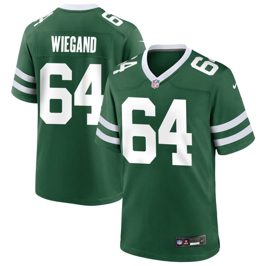 Leander Wiegand New York Jets 2025 Game Jersey - Legacy Green