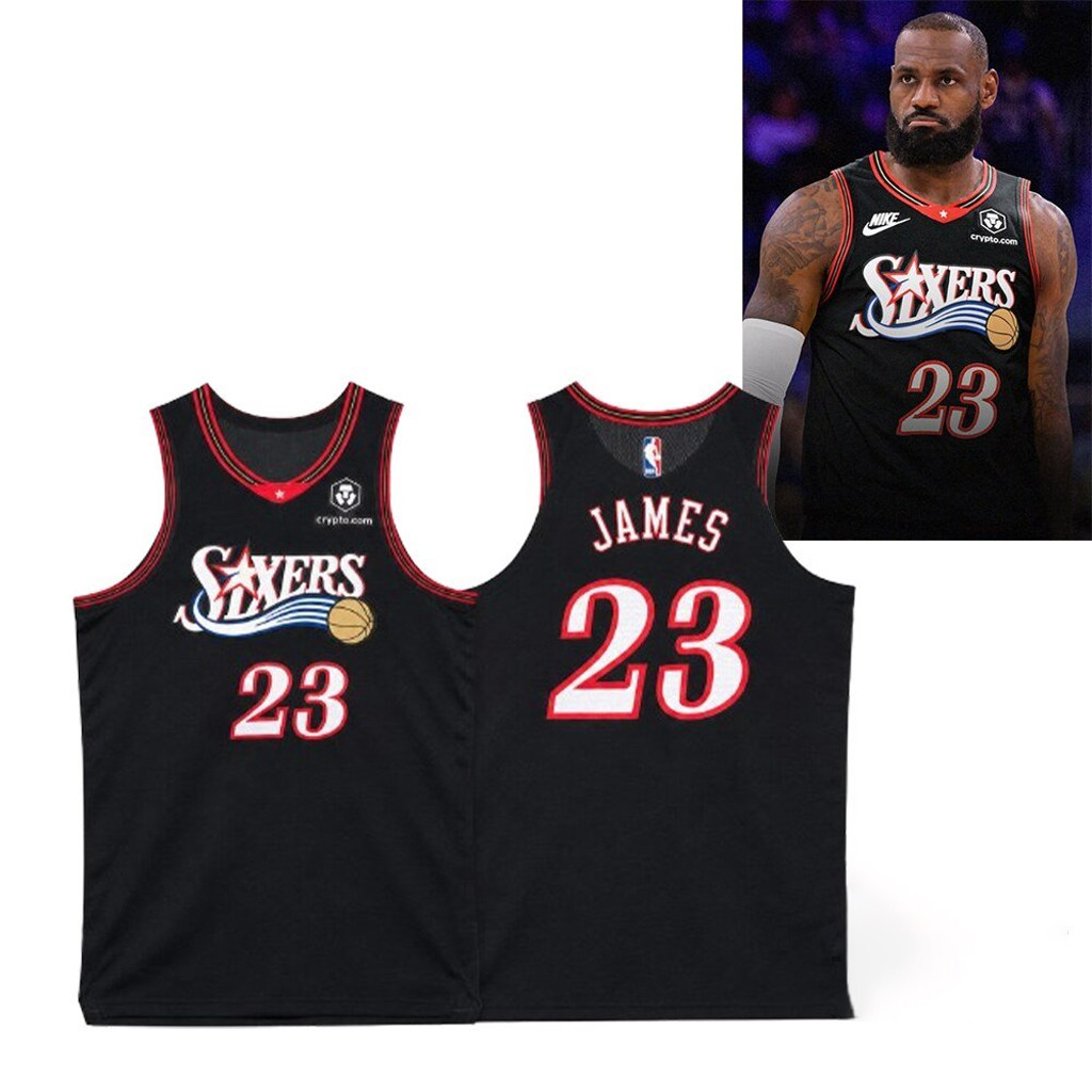 Lebron James Merch 2026 Philadelphia 76er LeBron James #23 Basketball Jersey Gift For Fans