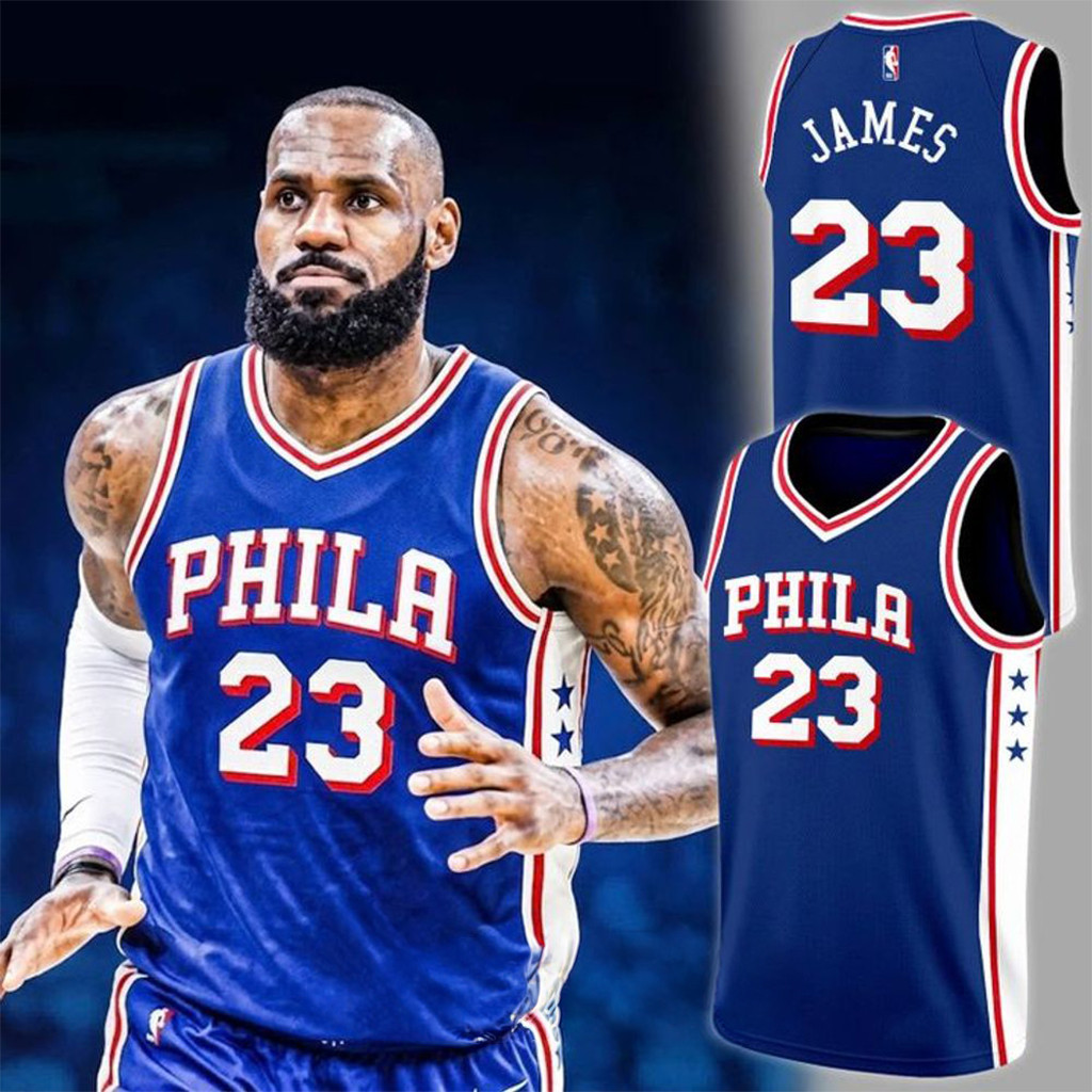 Lebron James Philadelphia 76ers Tank Top Philadelphia 76ers Merch Present