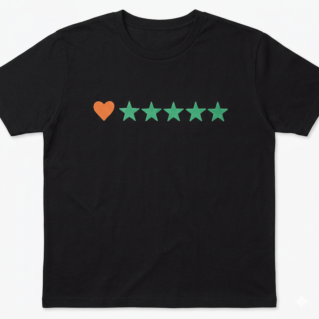Letterboxd 5 Stars Shirt