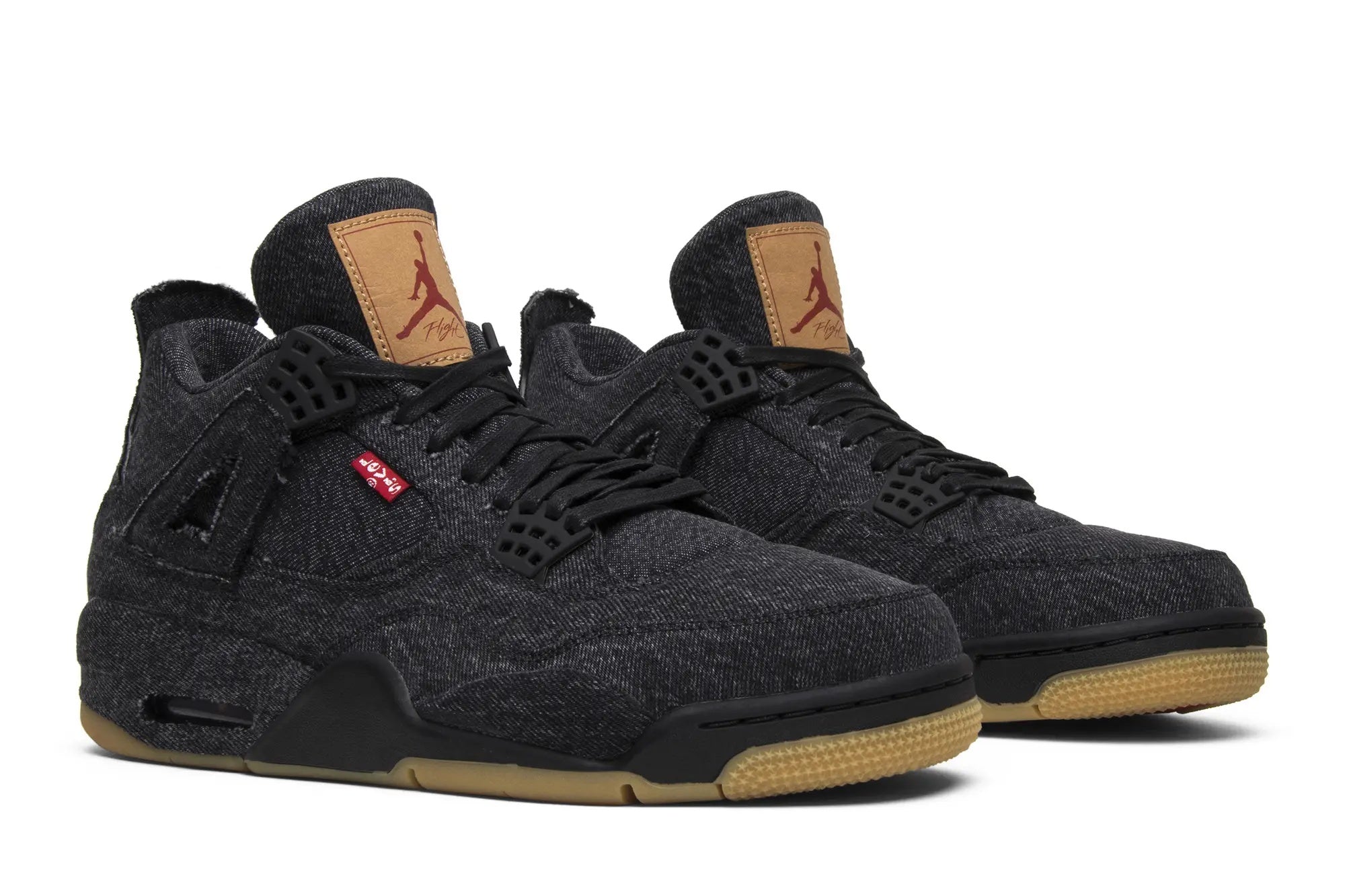 Levi's x Jordan 4 Retro 'Black Denim' - Image 4