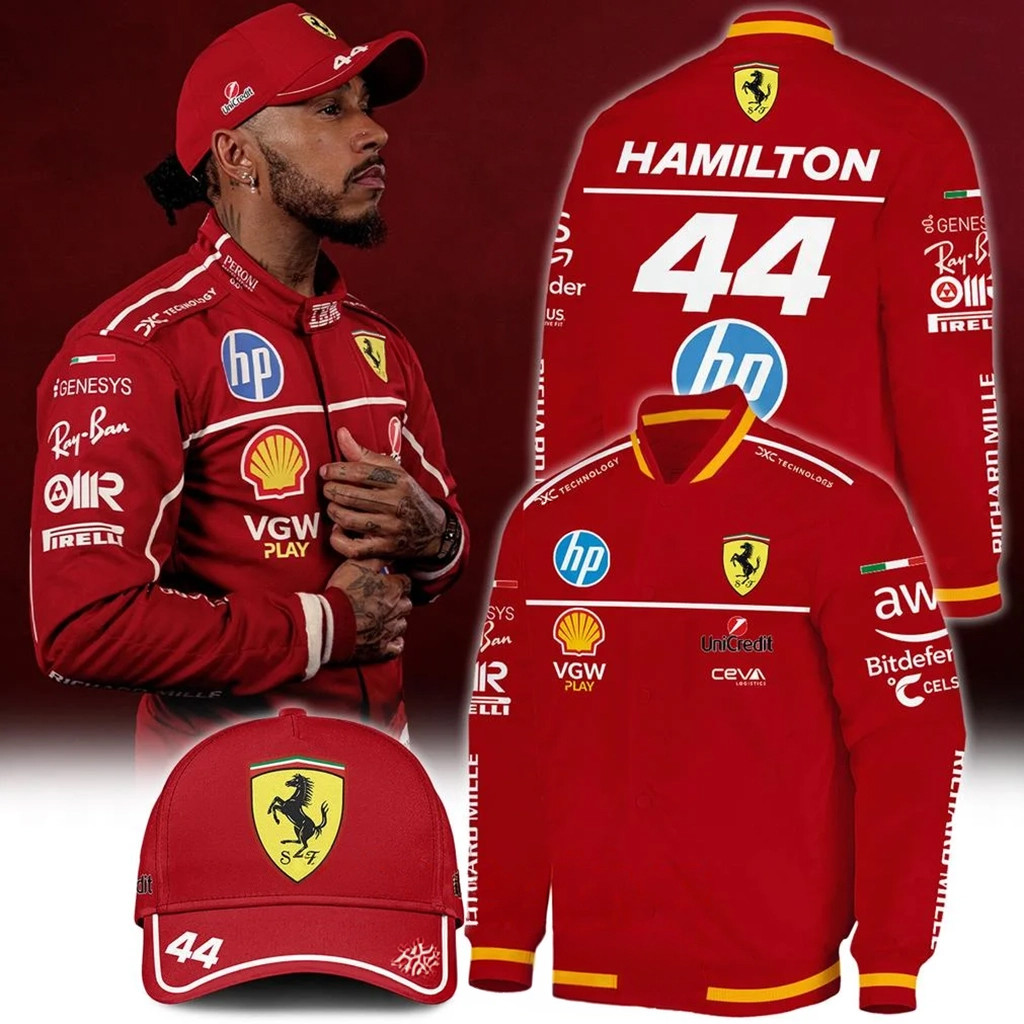 Lewis Hamilton #44 Bomber Jacket Lewis Hamilton Merch Cool Gift For Racing Fans