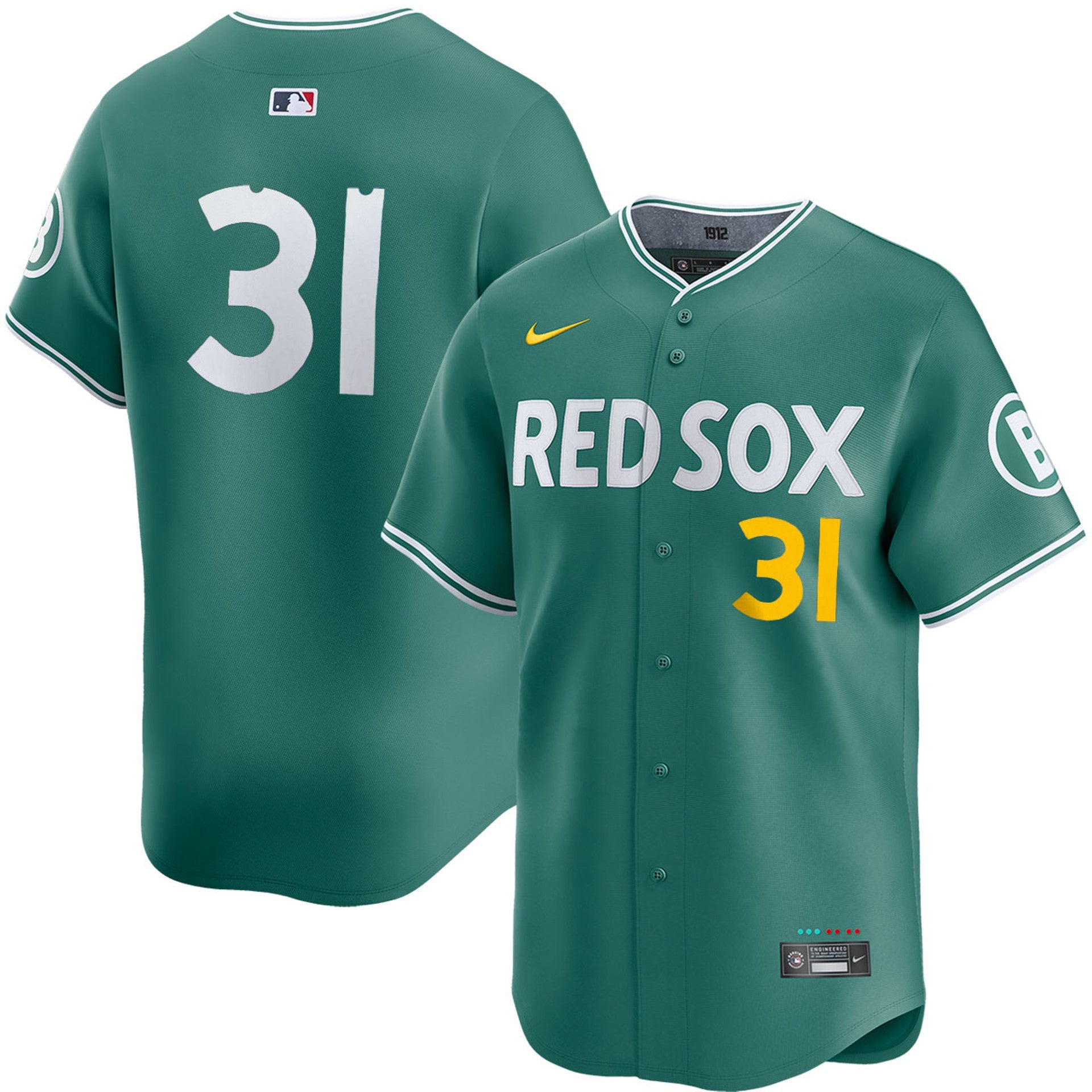 Liam Hendriks Boston Red Sox 2025 City Connect Limited Jersey - Green