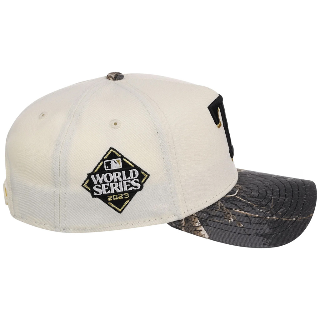 Lids Hat Drop Black Realtree Chrome Collection Merch Texas Rangers New Era Embroidered Hat - Image 2