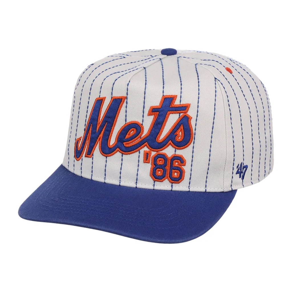 Lids Hat Drop Fanatics Fest 47 Merch New York Mets 86 Pinstripe Hat Embroidered Mets Cap Gift