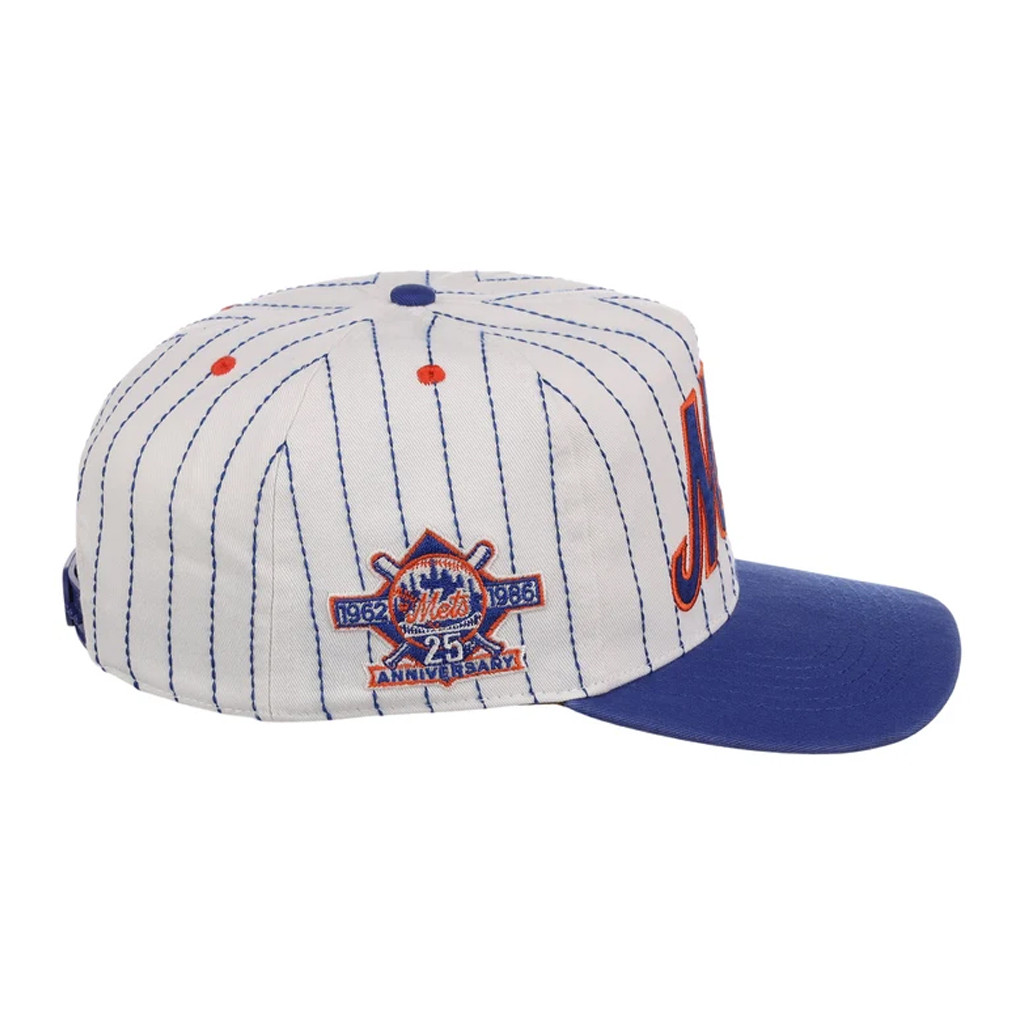 Lids Hat Drop Fanatics Fest 47 Merch New York Mets 86 Pinstripe Hat Embroidered Mets Cap Gift - Image 2