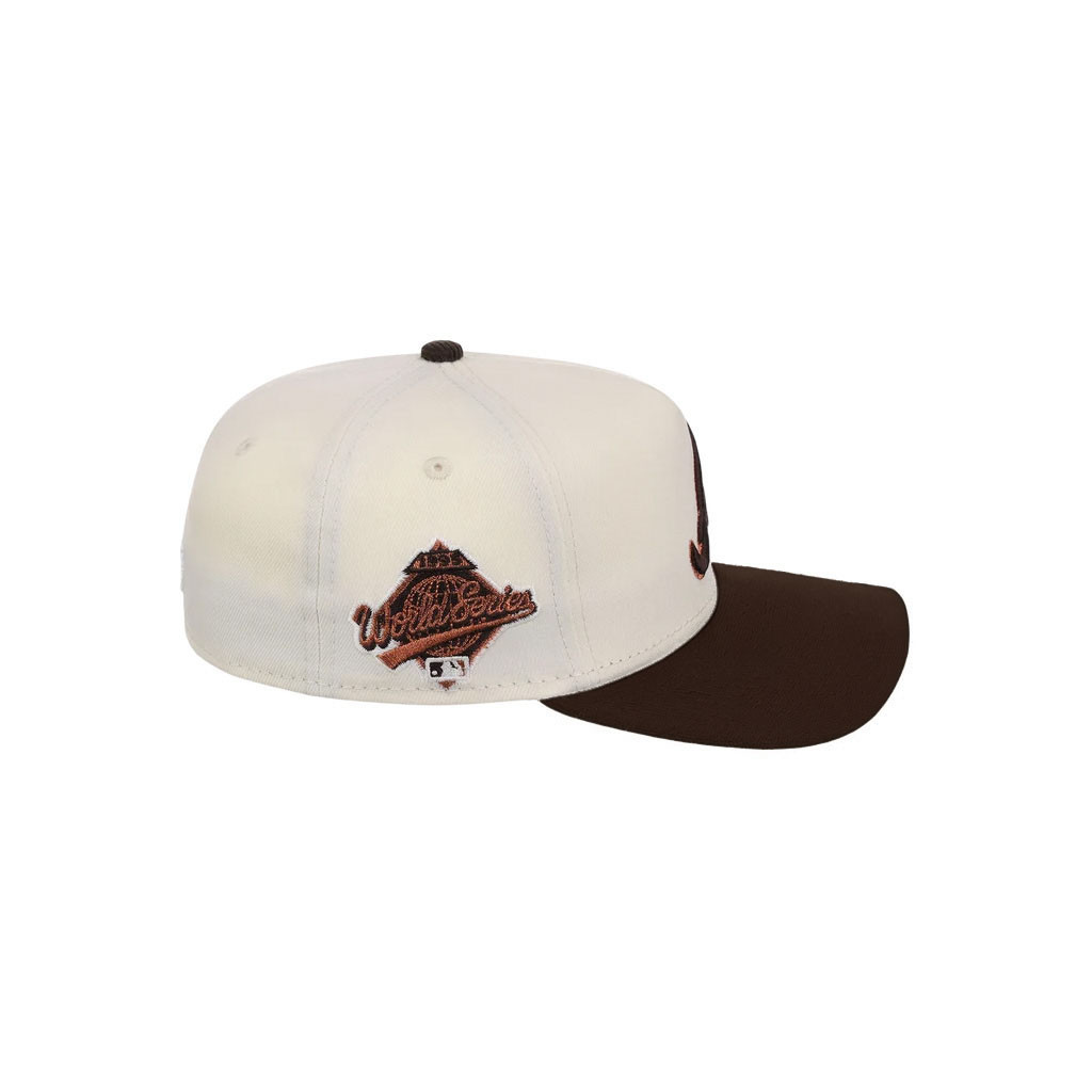 Lids Hat Drop Merch Atlanta Braves Chrome Walnut Hat Embroidered Presents For Baseball Fans - Image 2