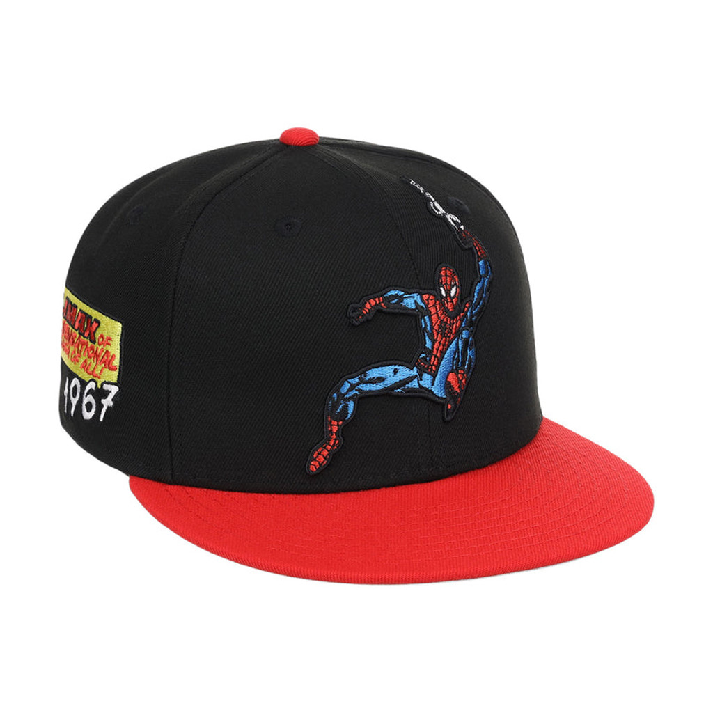 Lids Hat Drop The Spider-Man Evolution Collection Merch 1967 Sensational Spidey Saga Hat Gifts