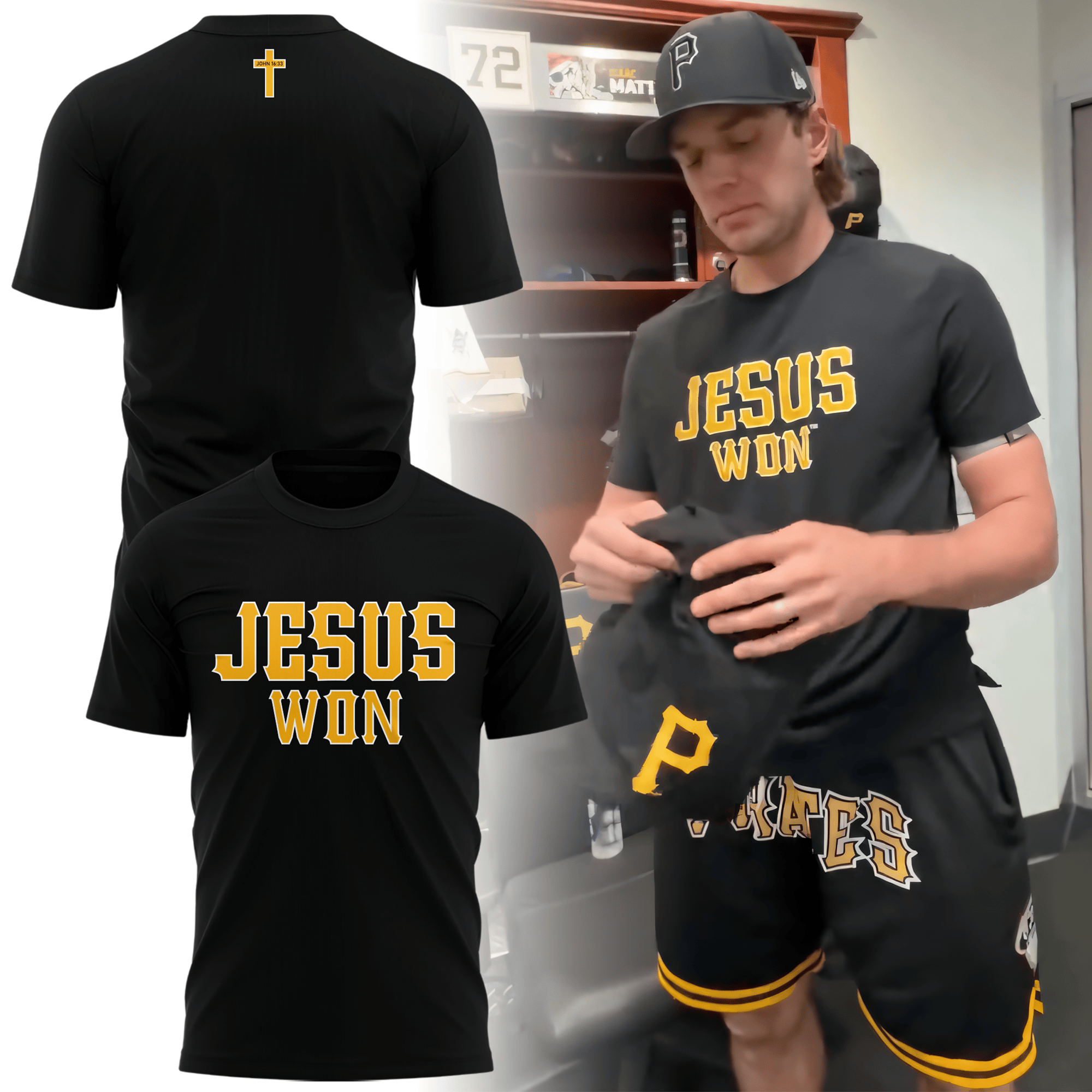 Limited Edition Pittsburgh Pirates Jesus Won Tshirt 2026 V2