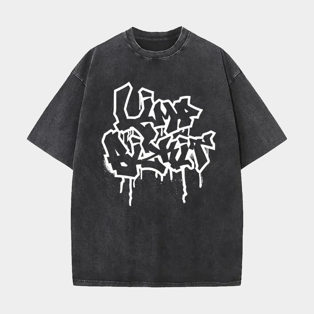 Limp Bizkit Merch 2026 Limp Bizkit Graffiti T-Shirt Washed Gifts Ideas For Nu Metal Fans