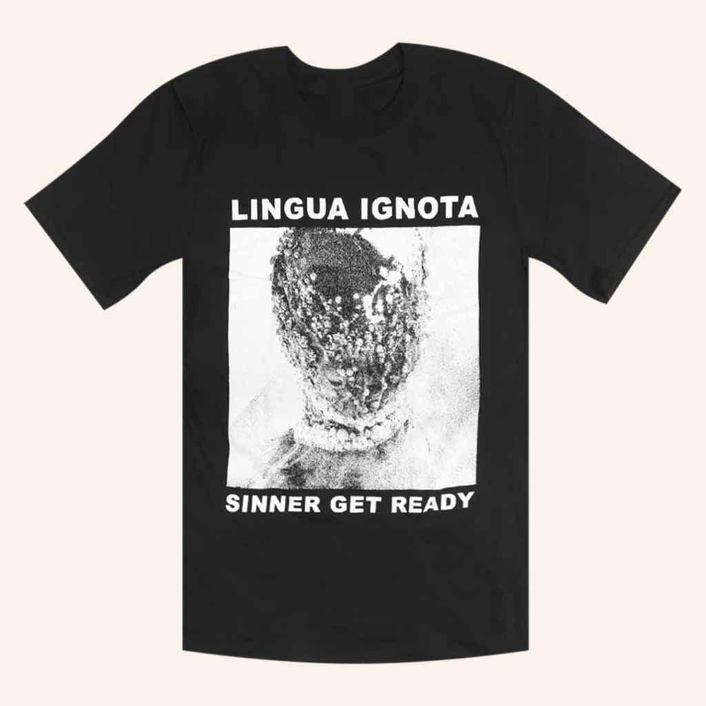 Lingua Ignota Merch Sinner Get Ready Black T-Shirt Sargent House Records Merch Gifts For Dad