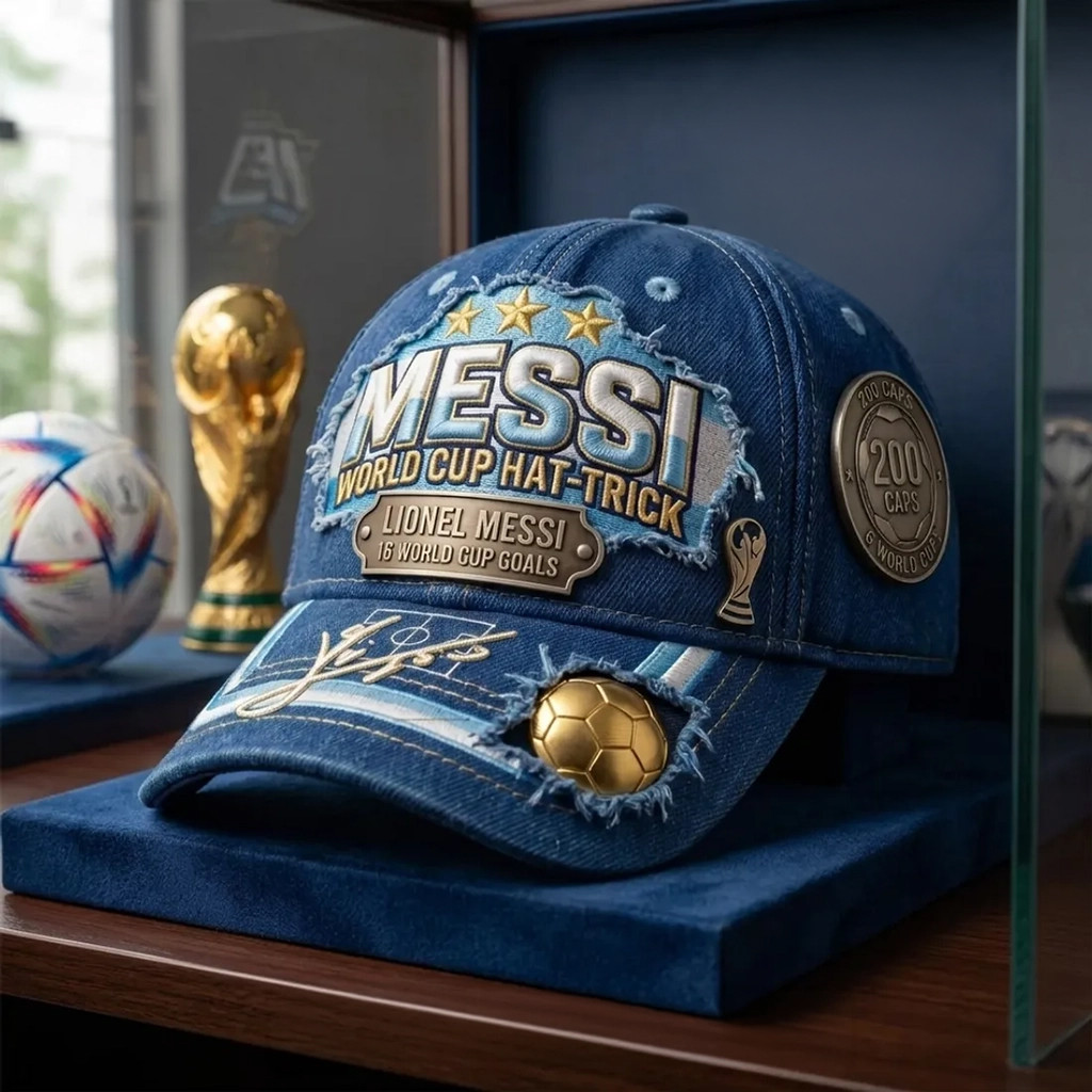 Lionel Messi Argentina World Cup Hat-Trick Algeria Hat Lionel Messi Merch Football Fan Gifts