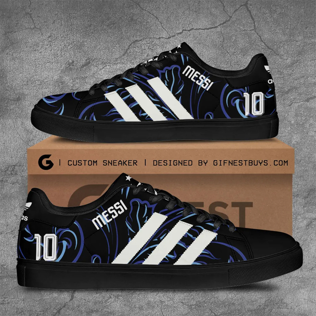 Lionel Messi Shoes Sneakers #10 Argentina National Football Team Merch World Cup 2020 Fan Gear