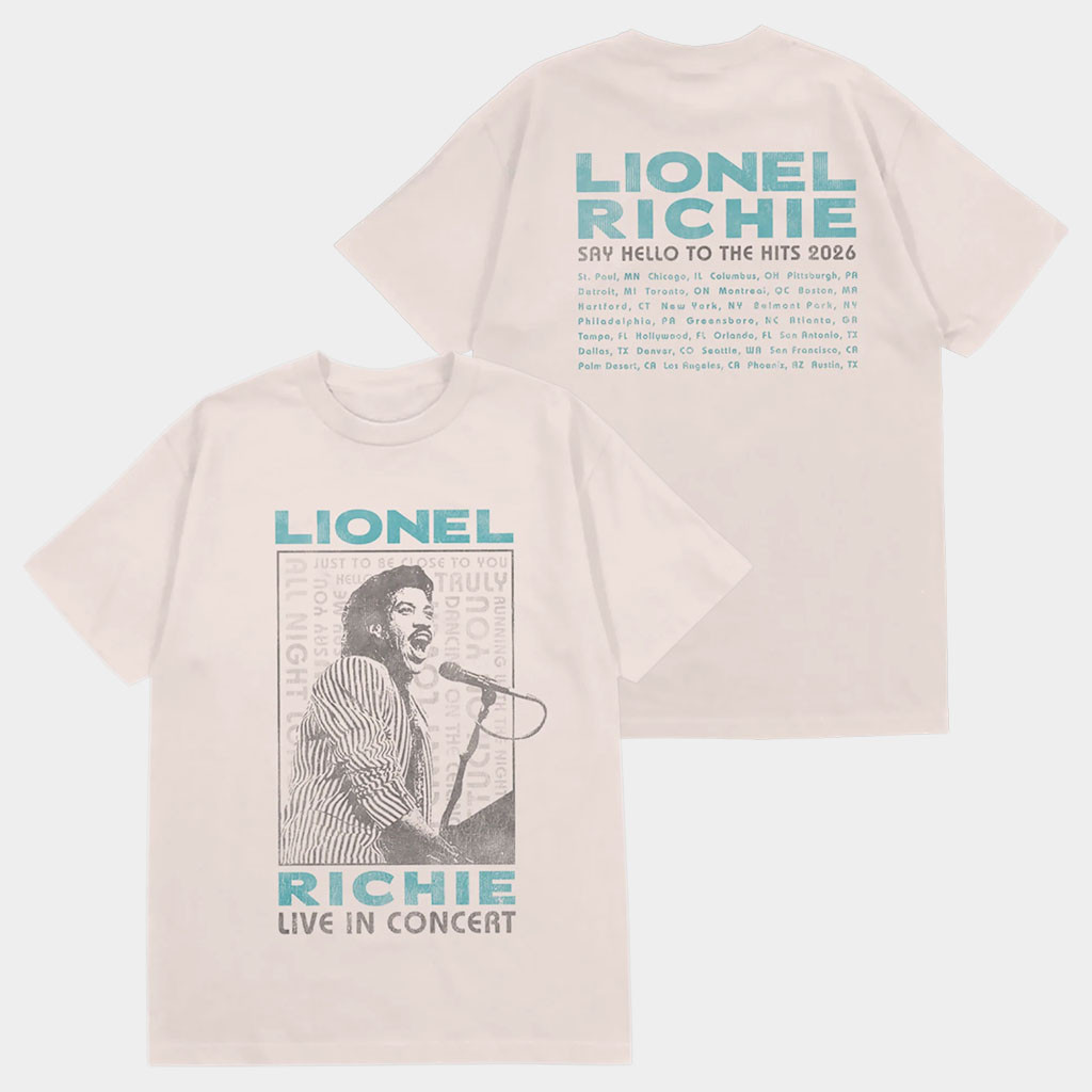 Lionel Richie Merch 2026 Live In Concert T-Shirt Lionel Richie Tour Merch Gift For Music Lover