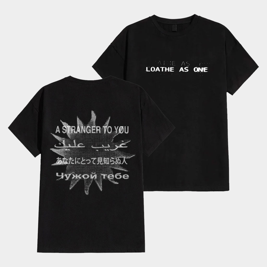 Loathe Merch 2026 Loathe As One Dotted T-Shirt A Stranger To You Shirt Gift For Band Fans