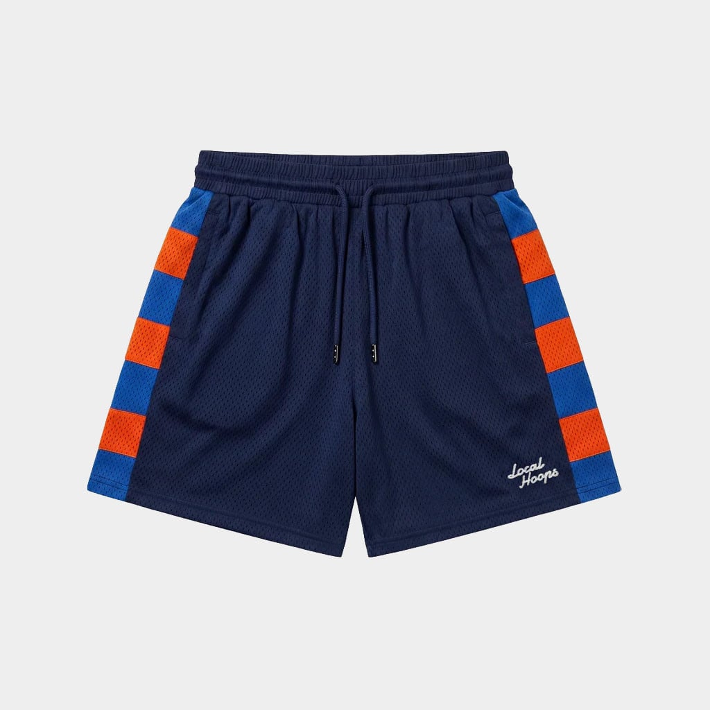 Local Hoops Merch 2026 Blue And Orange Game Shorts Unique Birthday Gift For Husband