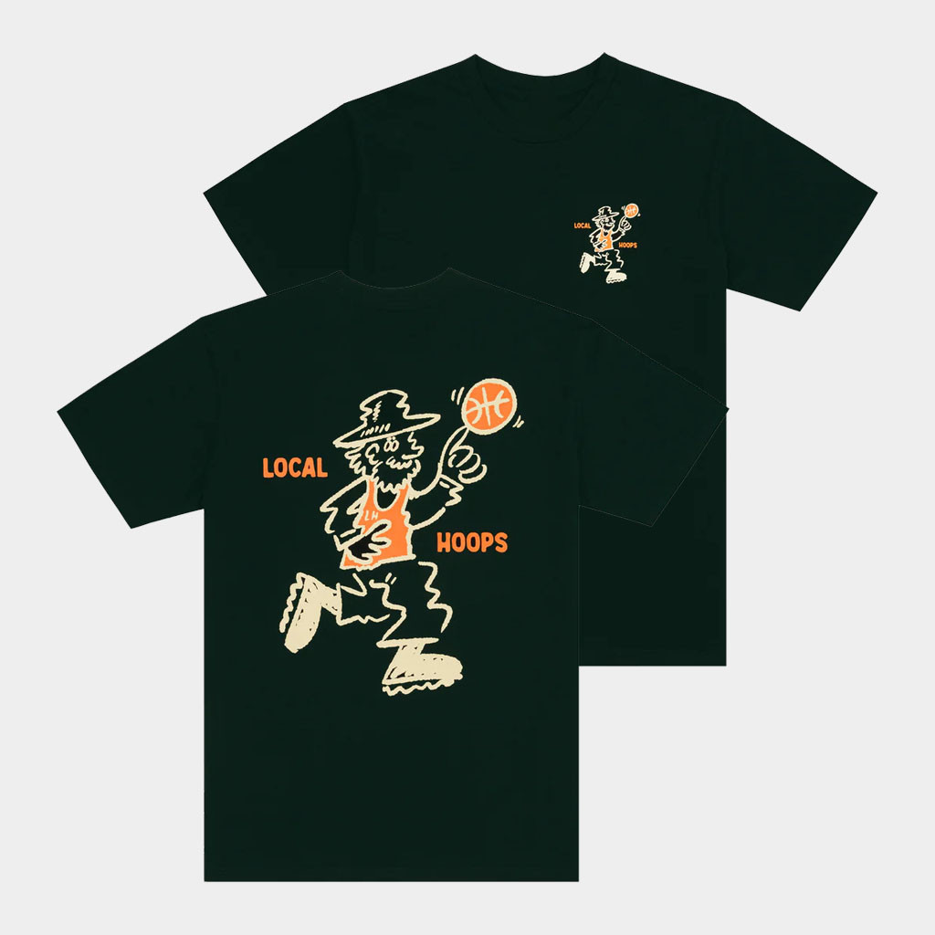 Local Hoops Merch 2026 Pine Green Local T-Shirt Local Hoops Shirt Gifts For Basketball Fans
