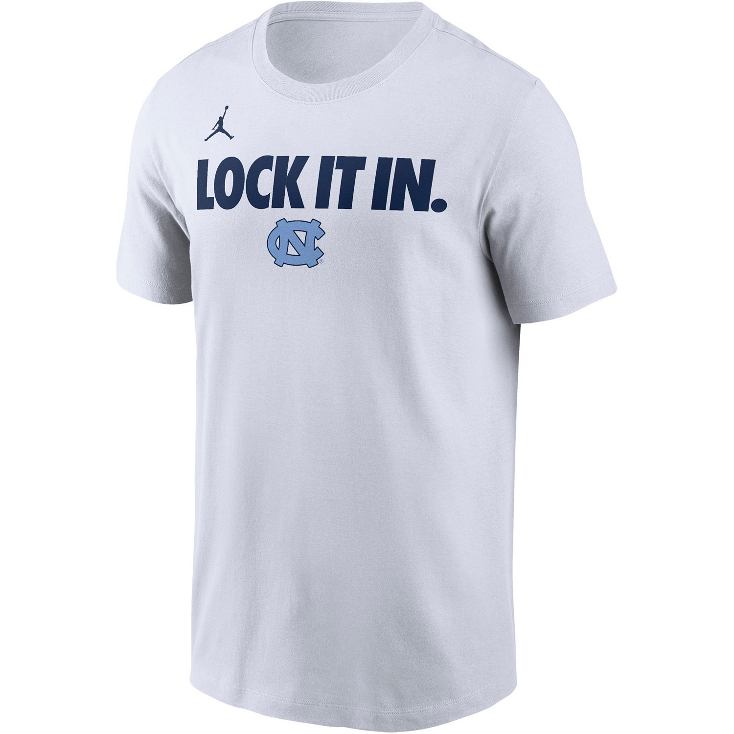 Lock It In March Madness Shirt 2026 North Carolina Tar Heels Lock It In White T-Shirt Heels Merch