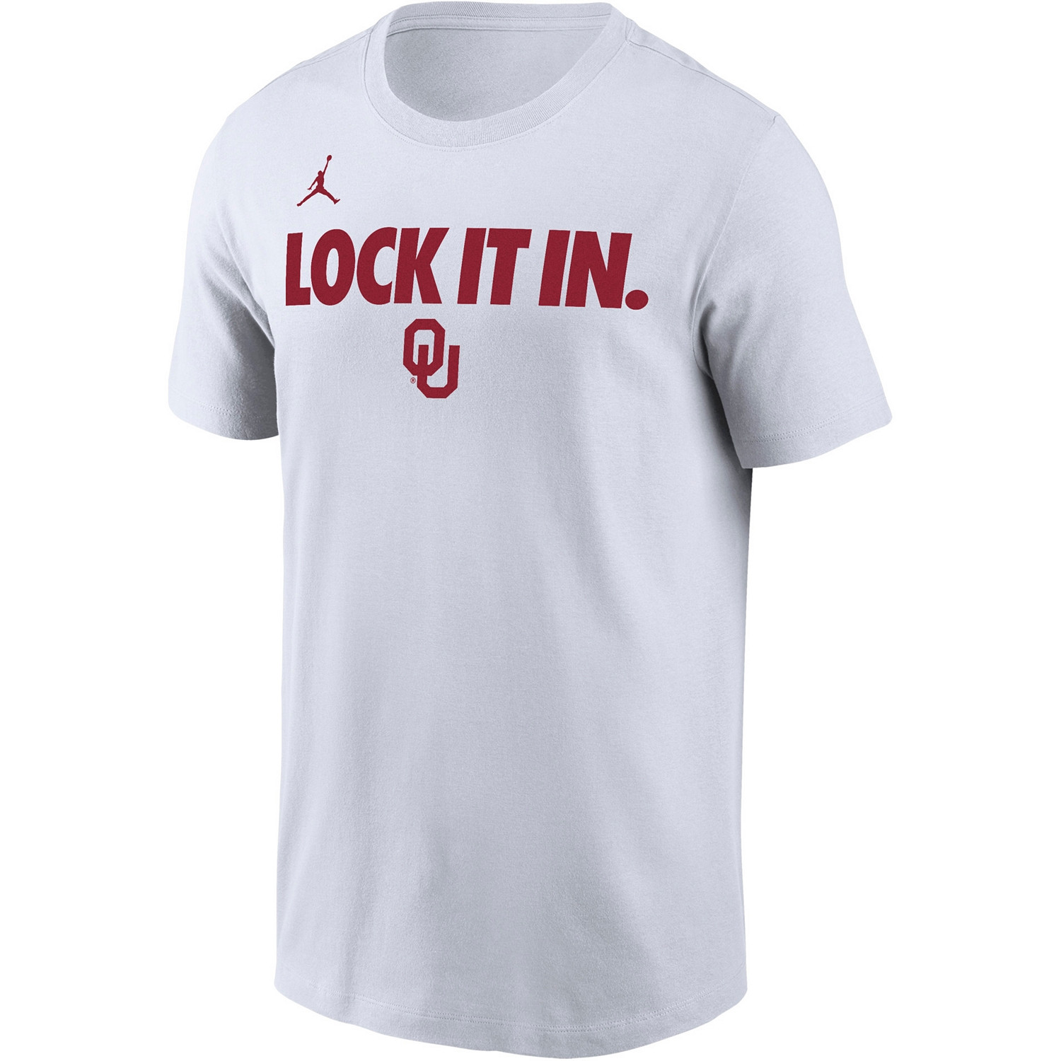 Lock It In March Madness Shirt 2026 Oklahoma Sooners Lock It In White T-Shirt Sooners Merch