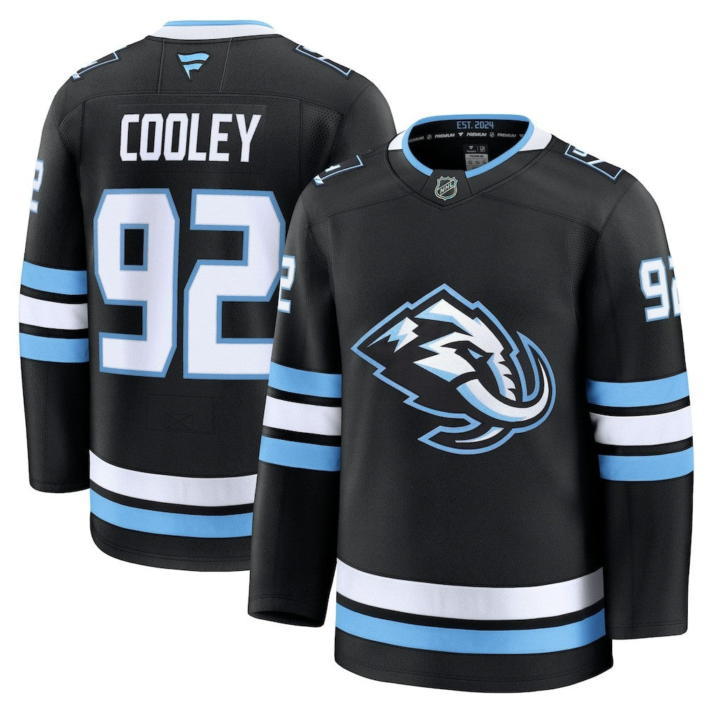 Logan Cooley Utah Mammoth 2025 Home Premium Player Jersey - Black 1 Logan Cooley Utah Mammoth 2025 Home Premium Player Jersey - Black