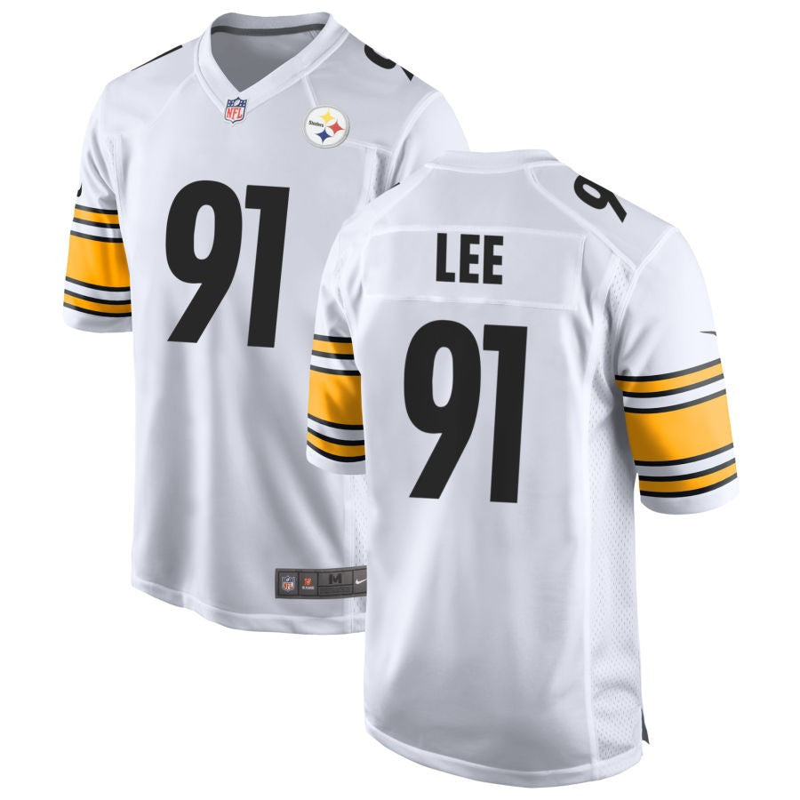 Logan Lee Pittsburgh Steelers 2025 Game Jersey - White