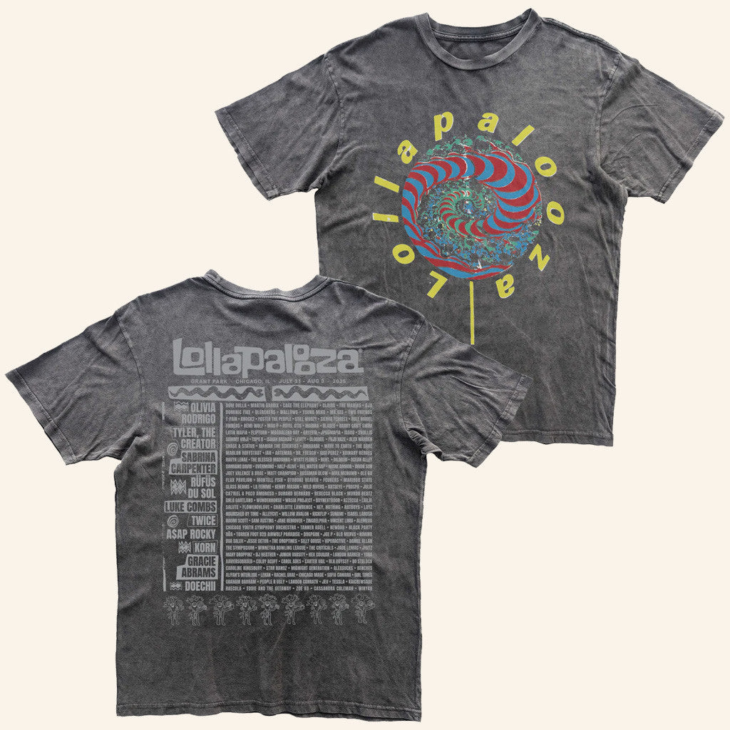 Lollapalooza Band Merch Lollipop T-Shirt Best Gifts For Friends