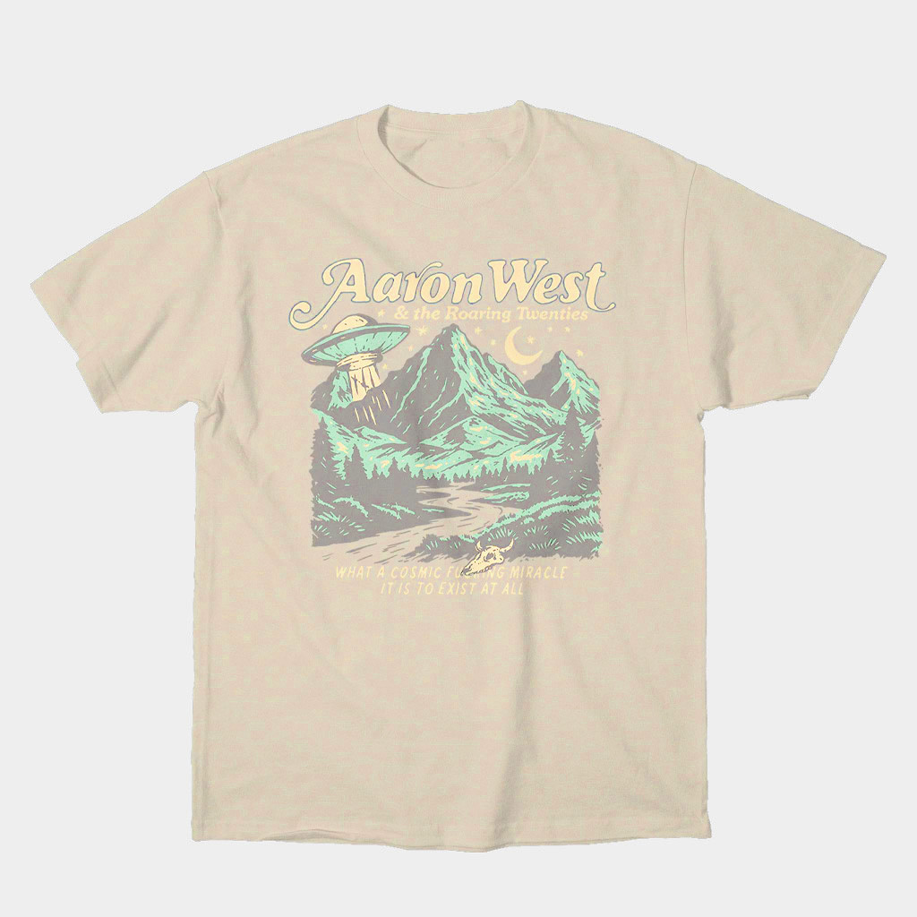 Loneliest Place Earth Merch Aaron West And The Roaring Twenties UFO Shirt Gifts For Friends