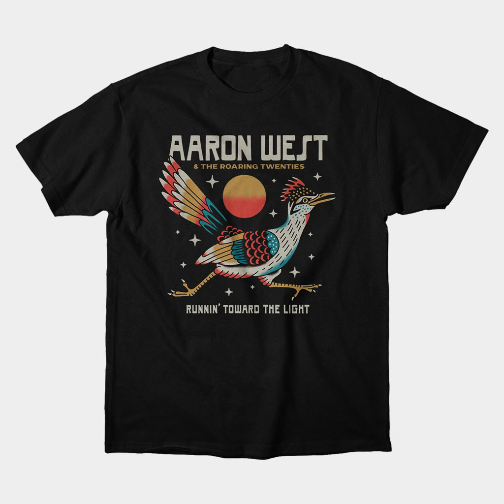 Loneliest Place On Earth Merch 2026 Aaron West and The Roaring Twenties Road Runner T-Shirt