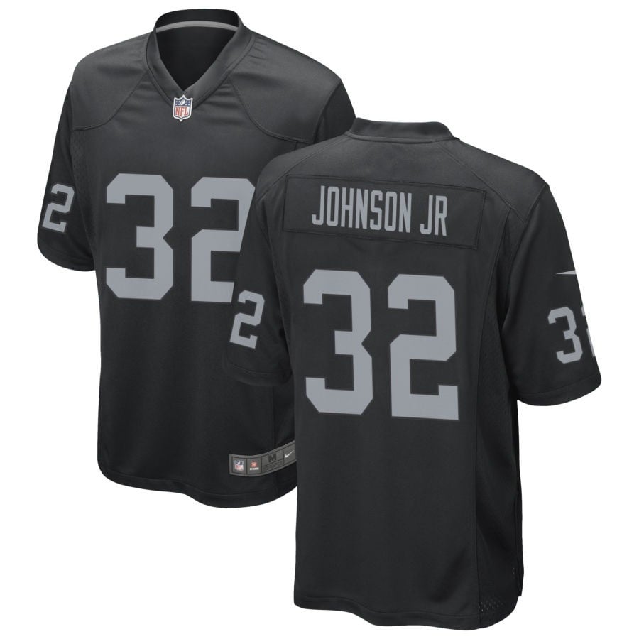 Lonnie Johnson Jr. Las Vegas Raiders 2025 Game Jersey - Black