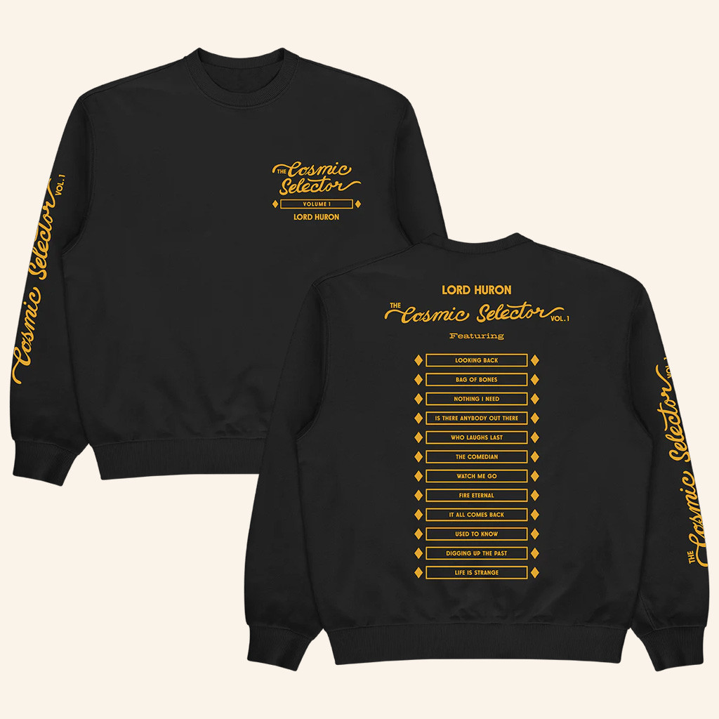 Lord Huron Merch Cosmic Selector Crewneck Sweatshirt Christmas Gifts For Rock Lovers
