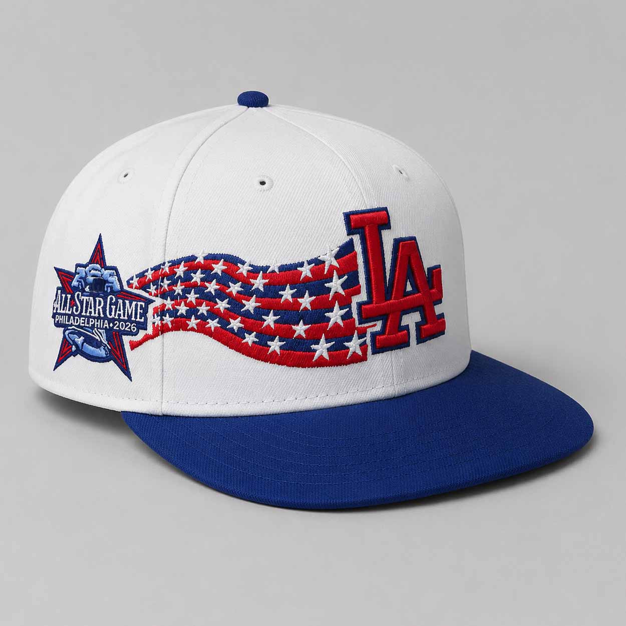 Los Angeles Dodgers 2026 Liberty Bell All-Star Game Snapback Hat LA Dodgers Merch Fan Gifts