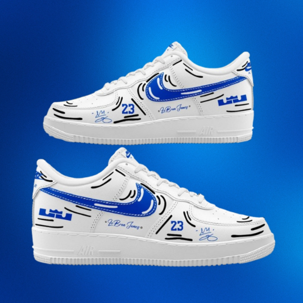 Los Angeles Lakers X Lebron James 2026 Air Force 1 Shoes Sneakers Best Gifts For Fans