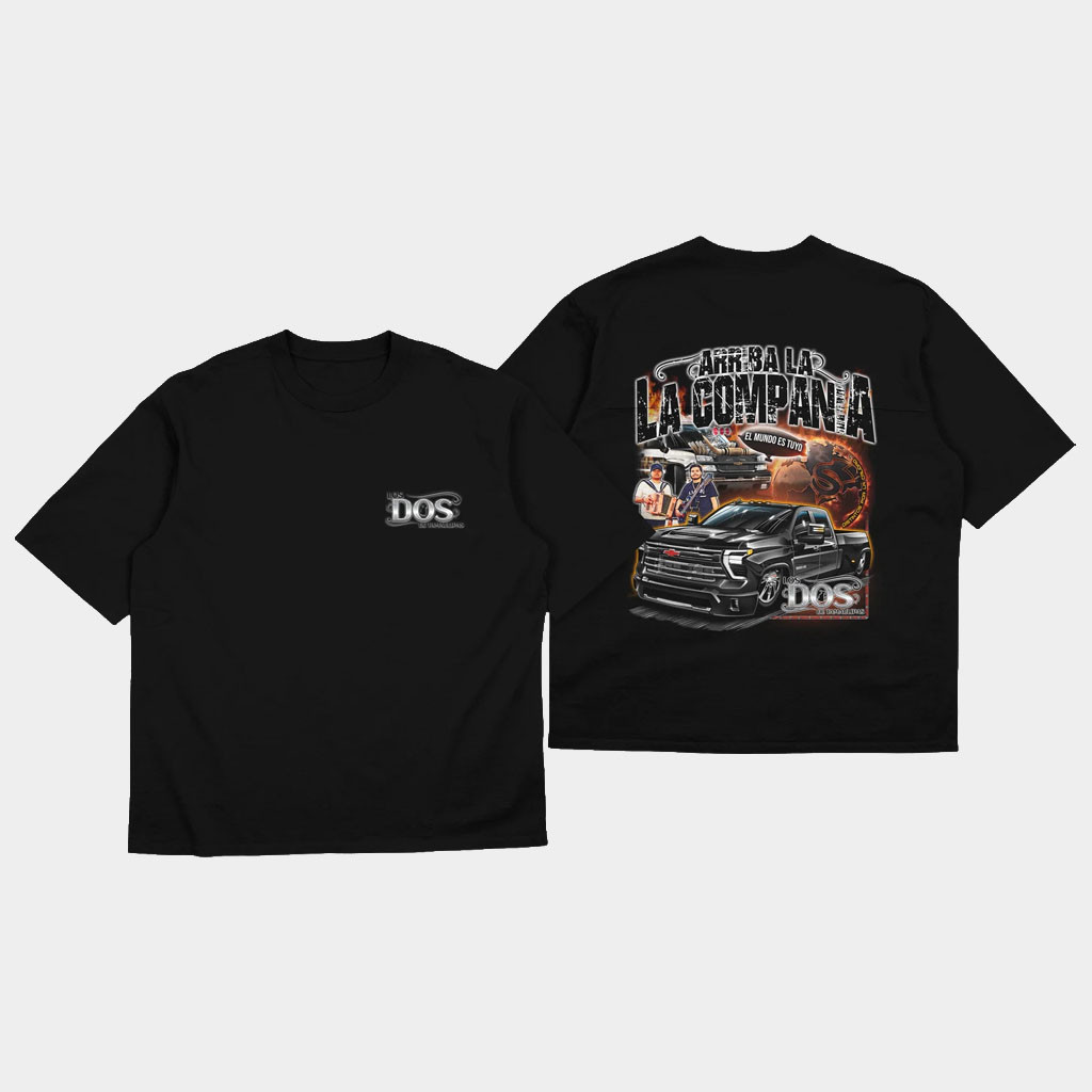 Los Dos De Tamaulipas Merch 2026 Arriba La Compania T-Shirt Gifts For Music Lovers