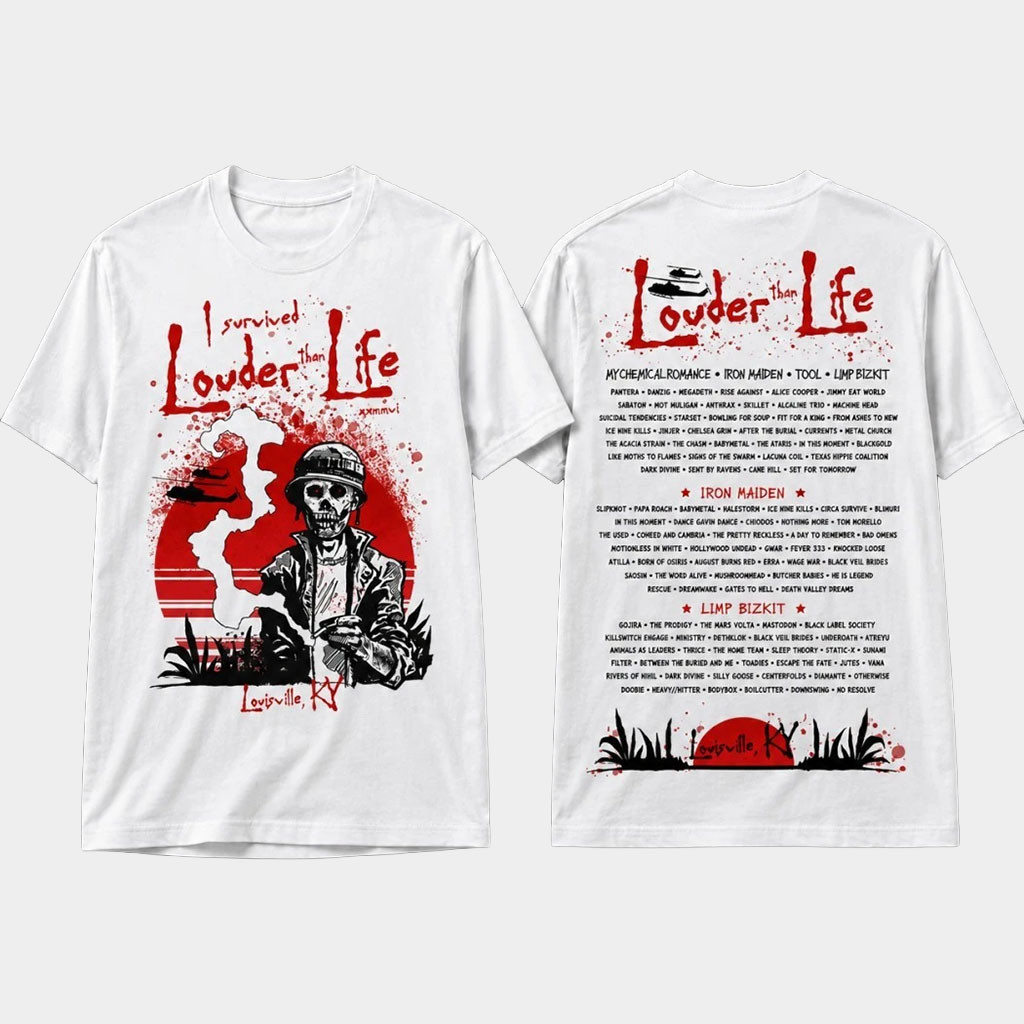 Louder Than Life Louisville Kentucky 2026 Festival T-Shirt Louder Than Life Merch Music Fan Gift