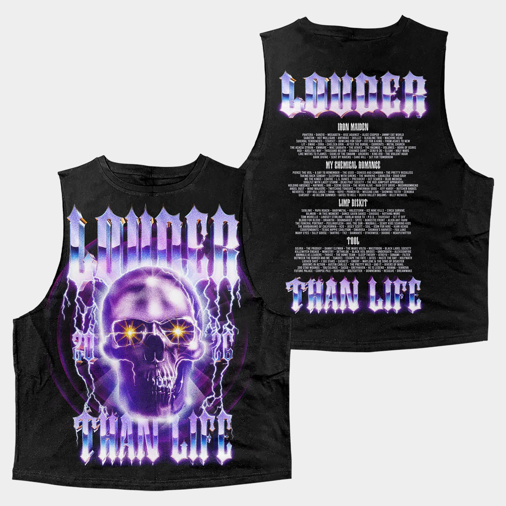 Louder Than Life Merch 2026 Skull Shock Tank Top Best Present For Music Lovers