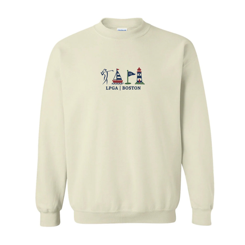 LPGA Merch 2026 LPGA Boston Crewneck Sweatshirt Gifts For Female Golfers