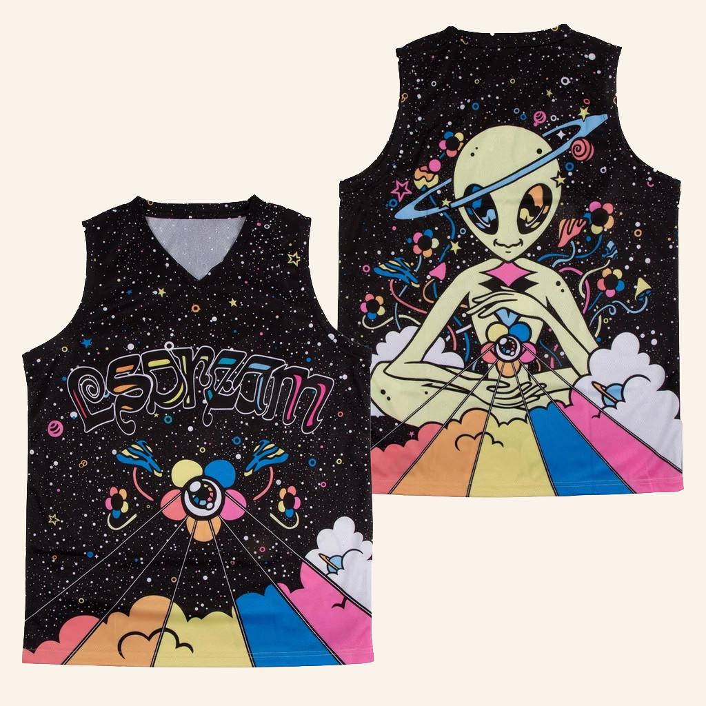 LSDREAM Merch LSDREAM Cosmic Love Alien Jersey Best Christmas Gifts For Men
