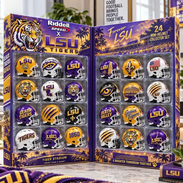 LSU Tigers Advent Calendar 2026 Christmas Ornament LSU Tigers Merch Gift For Football Fans - Image 2