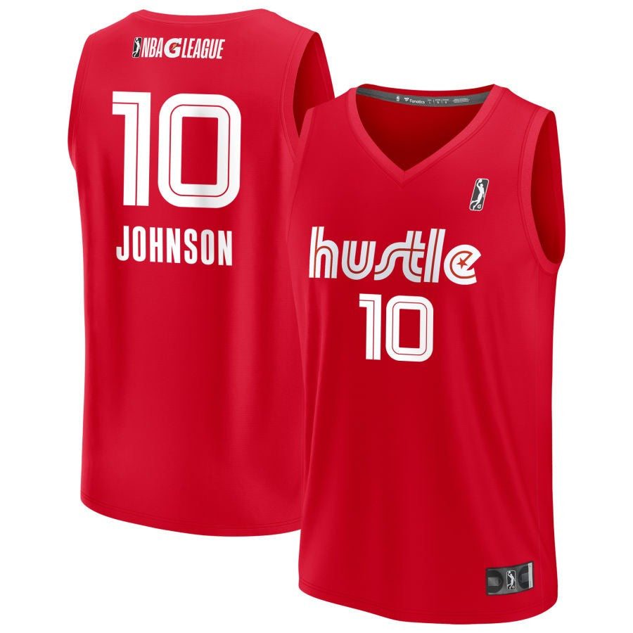 Lucas Williamson Memphis Hustle 2025 Swingman Jersey - Red 1 Lucas Williamson Memphis Hustle 2025 Swingman Jersey - Red