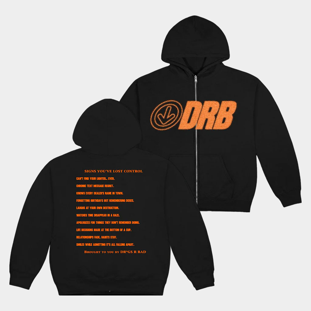Lucki Merch Lucki Vault 2026 Signs Zip Hoodie BRB Merch Best Gifts For Rapper Fans