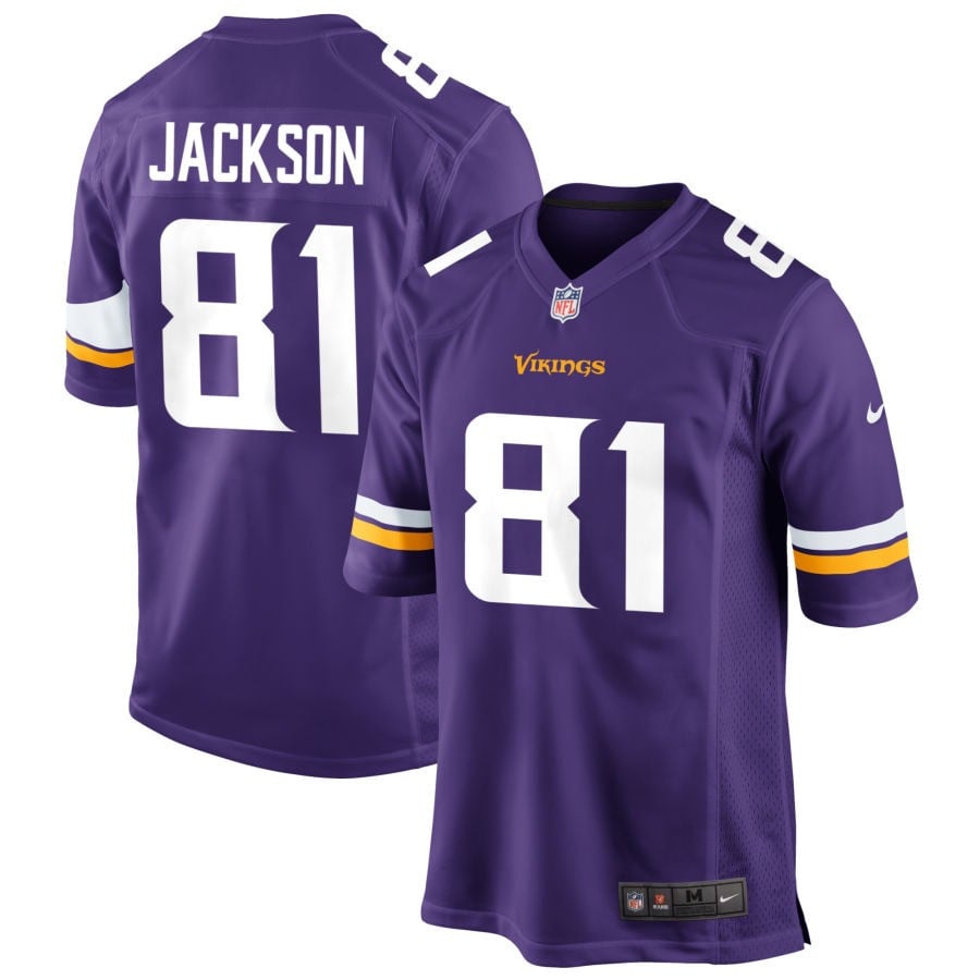 Lucky Jackson Minnesota Vikings 2025 Game Jersey - Purple