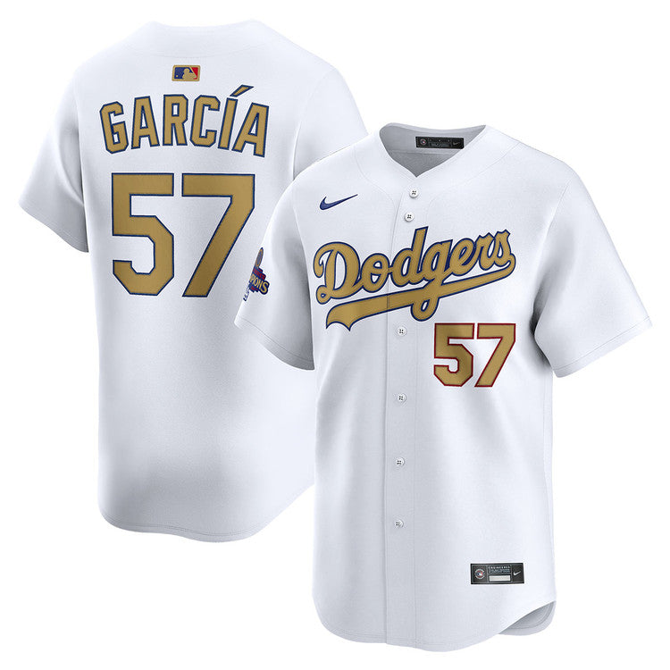 Luis Garcia Los Angeles Dodgers 2026 Home World Series Champions Gold Jersey