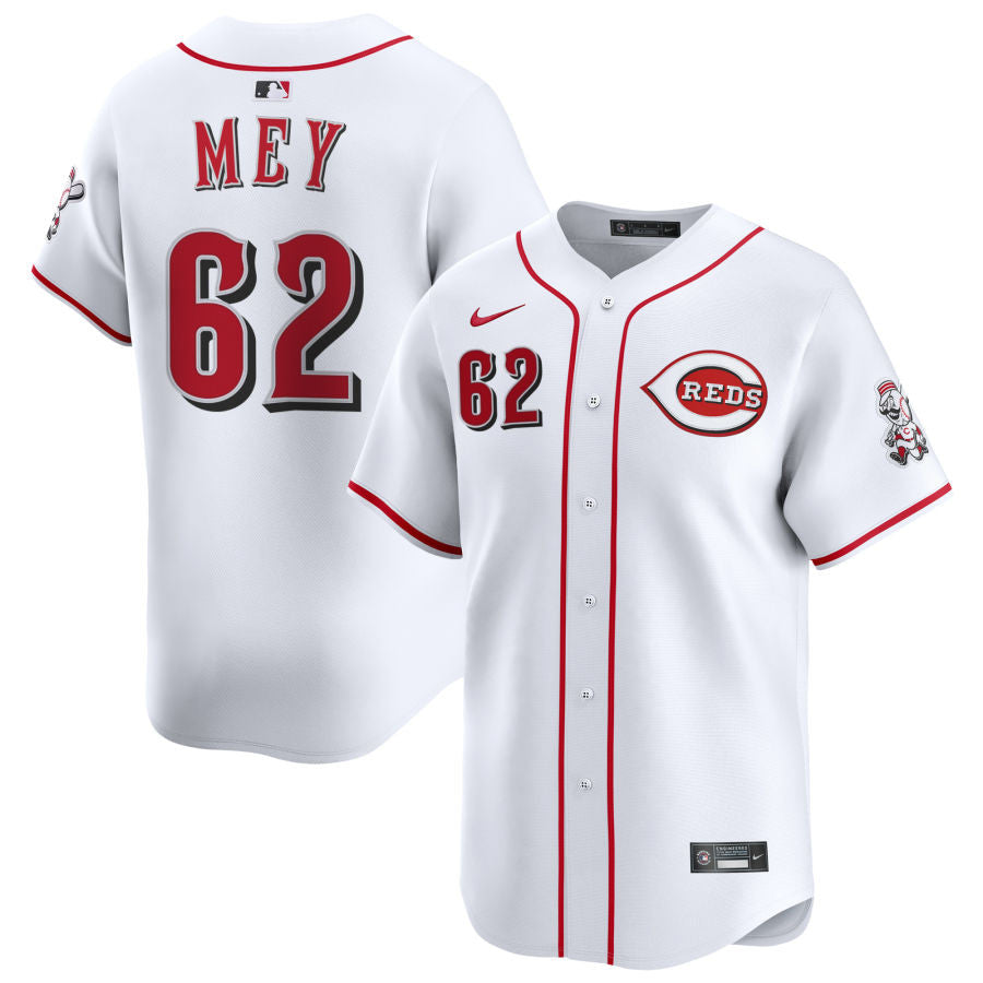 Luis Mey Cincinnati Reds 2025 Home Limited Jersey - White