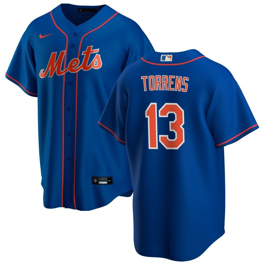 Luis Torrens New York Mets 2025 Alternate Replica Jersey - Royal
