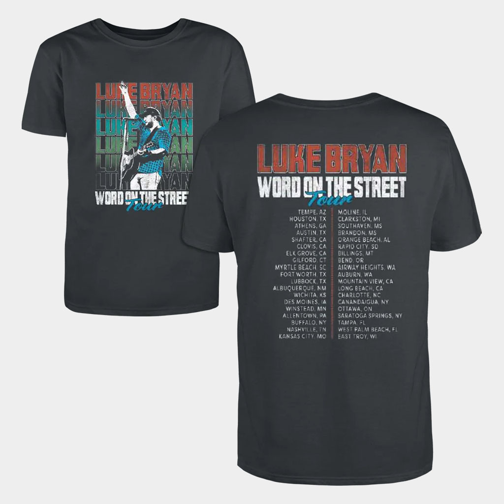 Luke Bryan Merch 2026 WOTS Echo Logo T-Shirt Luke Bryan Tour Merch Gifts For Country Music Fans