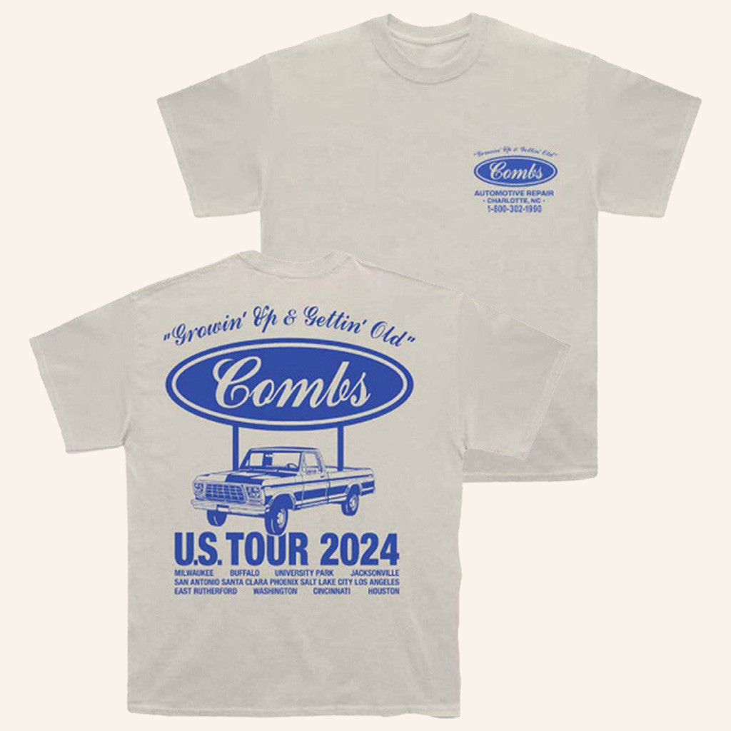 Luke Combs Merch Combs Automotive Repair T-Shirt Best Gifts For Music Lovers