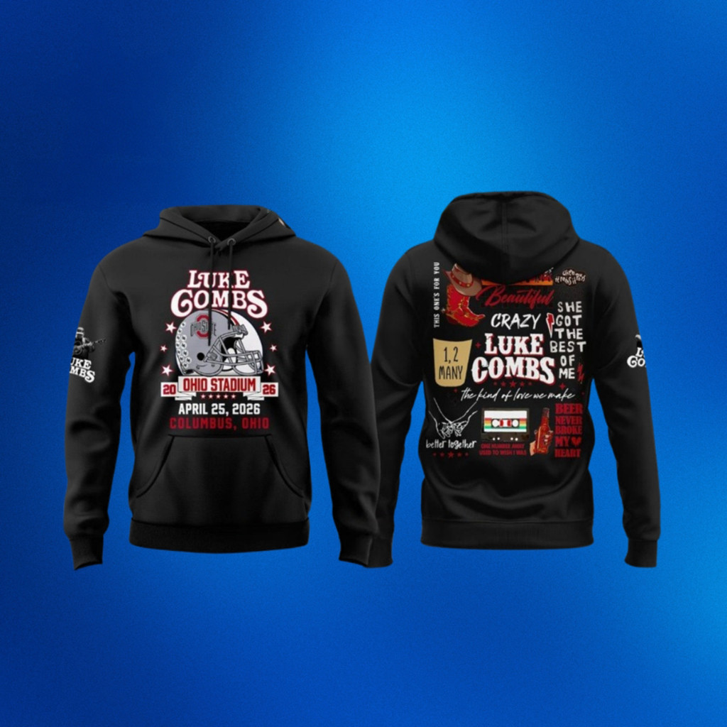 Luke Combs X Ohio State Stadium Merch My Kinda Saturday Night Tour 2026 Hoodie Fans Outfit