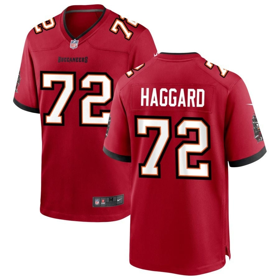 Luke Haggard Tampa Bay Buccaneers 2025 Team Game Jersey - Red