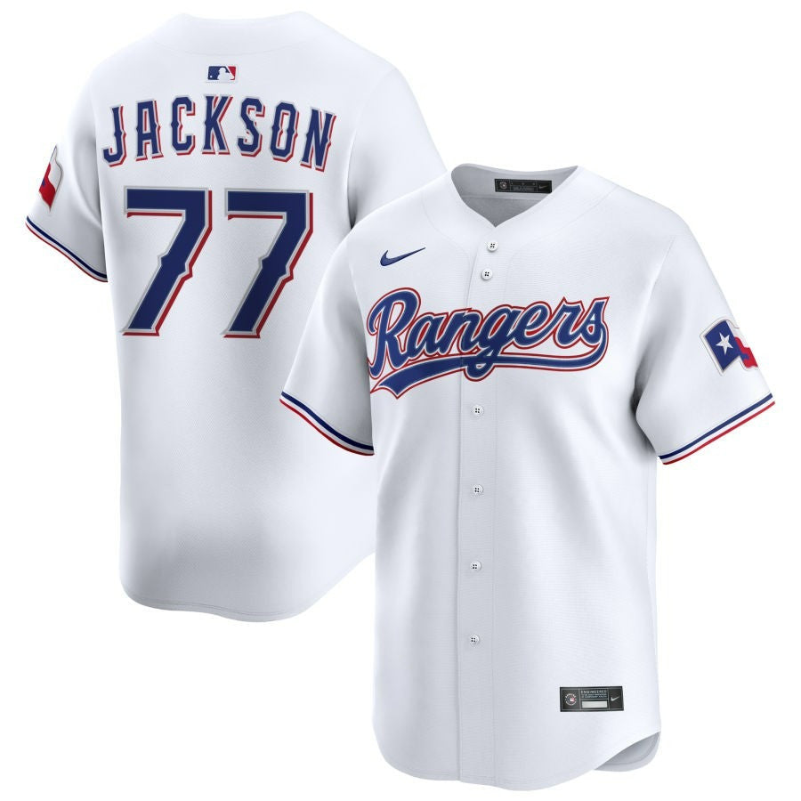 Luke Jackson Texas Rangers 2025 Home Limited Jersey - White