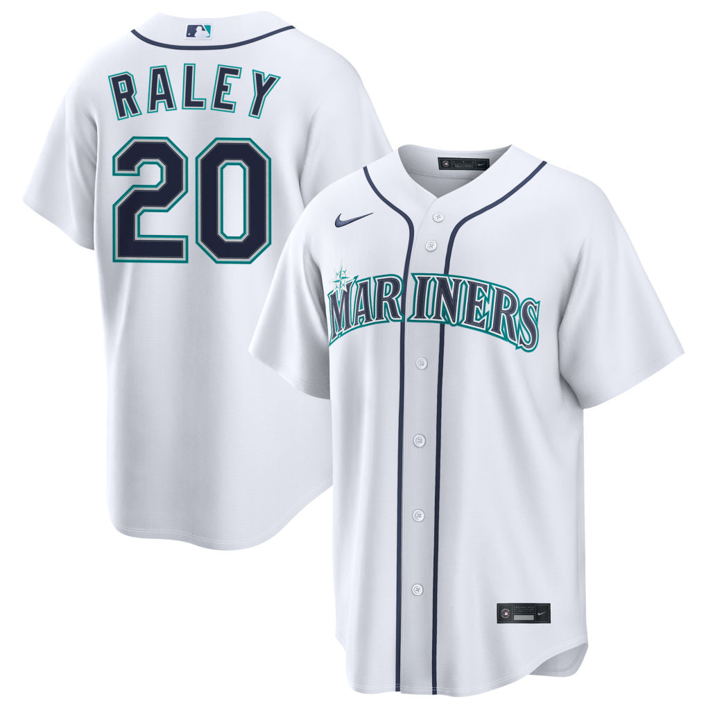 Luke Raley Seattle Mariners 2026 Home Jersey - White